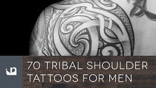 70 Tribal Shoulder Tattoos For Men
