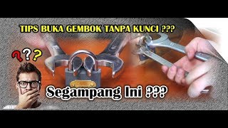 Terungkap !!!!  Viral.... Cara Buka Gembok Tanpa Menggunakan Kunci ,NO 2 Bikin Heran