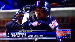 Jose Ramirez Home Run World Series Game 5