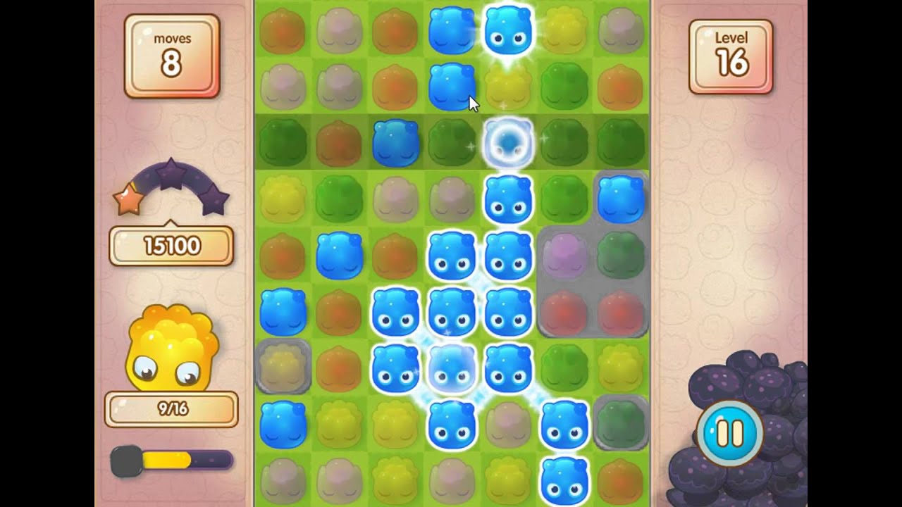 Jelly Splash Level 16 Youtube