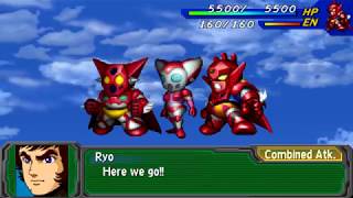 Super Robot Wars A Portable (EN) - Getter Robo G All Attacks