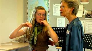 Margrete Enevold underviser alt, 15-årige Anne-Sofie (Masterclass 2008 på Den Jyske Sangskole)