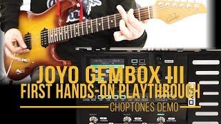 Joyo GemBox III | First Hands-On Playthrough (High Gain, Crunch, Clean and Lead Tones)