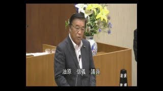 平成30年第2回龍ケ崎市議会定例会　一般質問　油原信義  議員