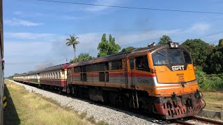 GE UM12C (GEK) No.4025, 58 years old locomotive powerful engine sound (State railway of Thailand).