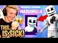 Tfue BUYS & GOES CRAZY For the *NEW* "Marshmello" Skin and "Marsh Walk" Emote! - Fortnite Moments