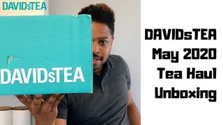 DAVIDsTEA Tea Haul Unboxing May 2020 - Teas \u0026 Teaware - Floating Infuser, Glass Nordic Mug \u0026 more