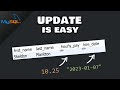 MySQL: How to UPDATE and DELETE data from a TABLE