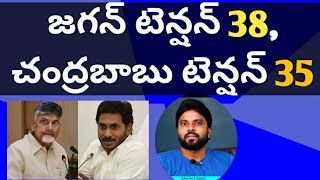 జగన్ టెన్షన్ 38, చంద్రబాబు టెన్షన్ 35 #cmysjagan #ameeryuvatv #cbn #pk #అమరావతి #విశాఖ #పల్నాడు