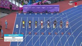 Julien ALFRED ( St.Lucia) | Women's 100m Semi-finals 1 |Commonwealth Games 2022 Athletics |