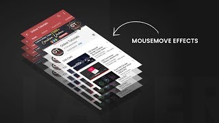 Layered Image Parallax Effect on Mousemove Using Vanilla Javascript & CSS3