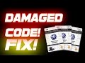 How to Fix: Damaged Code on PSN Card