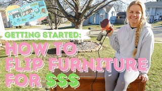 | How to Get Started Flipping Furniture for Profit | Side Hustle | FURNITURE FLIPPING TEACHER |