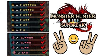 【废片】终于破完M位跟EX任务啦~~《魔物猎人崛起:破晓 Monster Hunter Rise:Sunbreak》