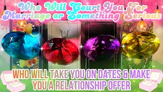 Who Will Officially COURT You For A Relationship Take You On Dates In Love pick a card tarot reading