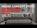 House Walk-through #13 - House Concept Store | 3D Rendering Studio