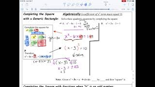 TK - M2 - CH05 - Completing the Square with a Generic Rectangle