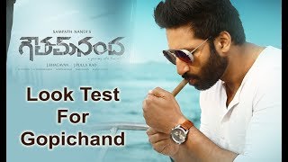 Gopichand Look Test For Gautham Nandha | Catherine Tresa | Hansika