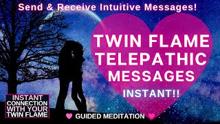 Twin Flame Reunion Meditation | Telepathic Communication with your Twin Flame  💖 POWERFUL 💖