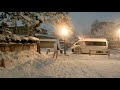 【4k snowfall】visit to zenko ji in the heavy snow.大雪の善光寺参り 4k