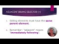 CSS Combinators - Selecting elements according to their relationship