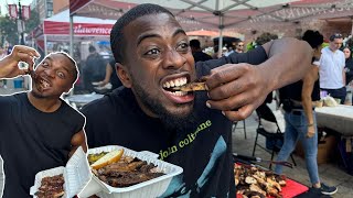 Trying LIONS MANE JERK at St Lawrence Market in Toronto