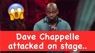 Dave Chappelle attacked on stage during a show