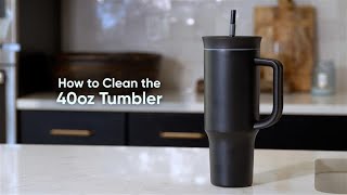 How to clean your Owala® 40oz Tumbler