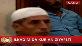 İLKADIM BELEDİYESİ'NDEN KIŞLA CAMİİ'NDE KUR'AN ZİYAFETİ