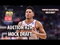 Fantasy Basketball Mock Draft | Watch Along With An Auction Draft