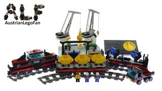 Lego Classic 9V Railroad 4565 Freight and Crane Railway - Lego Speed Build Review