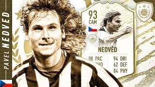 INSANE POSITION CHANGE!! 93 CAM MOMENTS NEDVED REVIEW!! FIFA 20 Ultimate Team