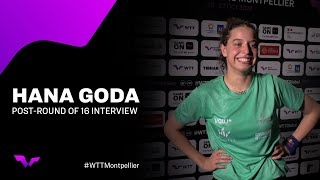 Hana Goda Post-Round of 16 Interview | #WTTMontpellier 2024