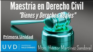 1. Bienes y Derechos Reales-Organización del Derecho Civil