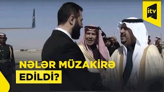 Əhməd Şaraa müvəqqəti prezident kimi ilk xarici səfərini edib