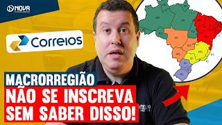 CONCURSO CORREIOS NÍVEL MÉDIO 2024: ENTENDA TUDO SOBRE AS MACRORREGIÕES