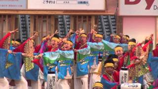 2013 備後ばらバラよさこい踊り隊　高知よさこい全国大会　高知城