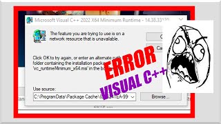 ✅ ERROR Microsoft Visual C++ 2022 x64 Minimum Runtime | SOLUCION 2024
