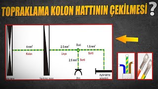 TOPRAKLAMA KOLON HATTI NEDİR?/Topraklama Kolon Hattının Çekilmesi