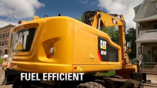 Cat® M314F and M316F Wheeled Excavators