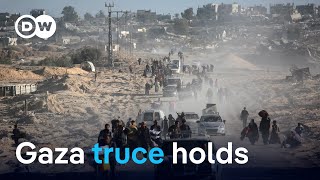 Gaza ceasefire: Hostages, prisoners reunite with families | DW News