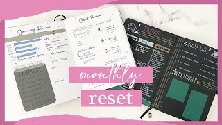 February Reset | Review, Goal Setting, Planner Migration and Book Review✨