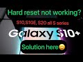 Samsung S10 , S10 Plus Hard Reset | Not Working Solution | All Samsung Hard Reset android #hardreset