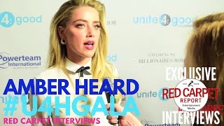 Amber Heard interviewed at the Unite4:Humanity Gala #u4hGala #Charity