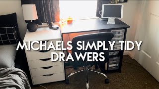 Michael's ikea dupe drawers | simply tidy drawers