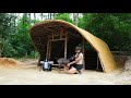 Into the Wild: Creating a Cozy Earth Dome Shelter During a Big Storm, Part 1