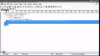 jQuery Tutorial 44 Live