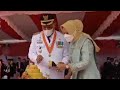 Pemotongan Tumpeng HUT RI Oleh Bupati SBT