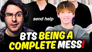 BTS BEING AN ABSOLUTE MESS ON VLIVE!