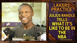 Lakers' Julius Randle Talks What It's Like To Be In The NBA, Being Asked Kobe